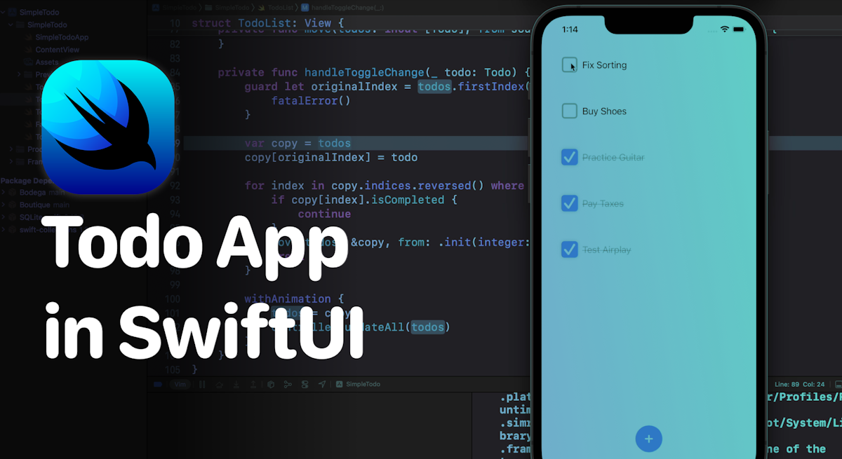 Series: Todo App in SwiftUI